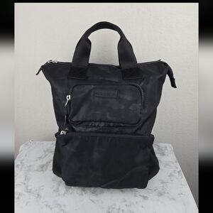 Nautica Black Men’s Compact Backpack Tote
